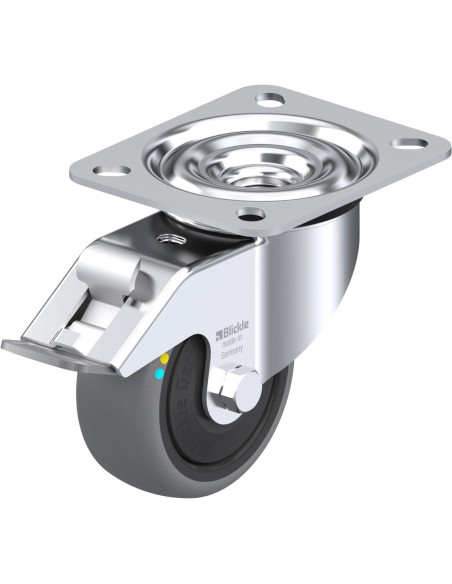 LE-TPA 80KFD-FI-ELS antistatinis pasukamas ratukas su