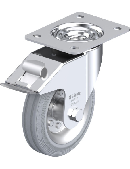 LE-VE 150R-FI-SG pasukamas ratukas su stabdžiais, 150 mm