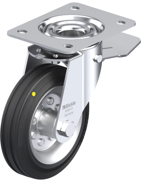 LE-VE 150R-ST-EL antistatinis ratukas su stabdžiais