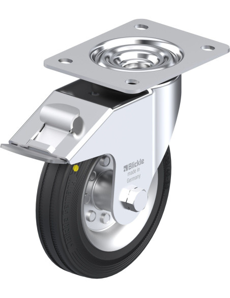 LE-VE 160R-FI-EL antistatinis ratukas su stabdžiais