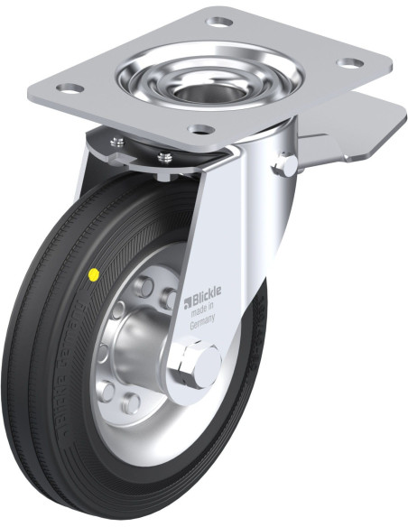 LE-VE 160R-ST-EL antistatinis ratukas su stabdžiais