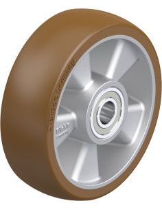 ALB 125/15K poliuretano ratukas su aliuminio centru