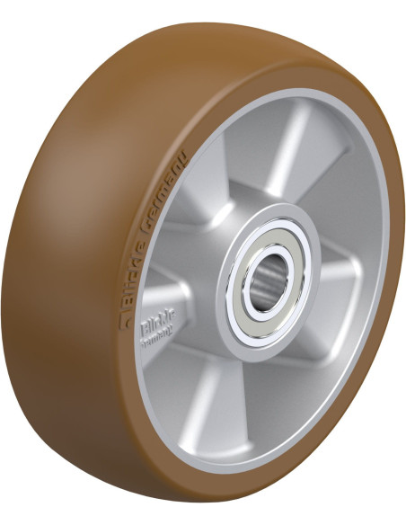 ALB 125/15K poliuretano ratukas su aliuminio centru