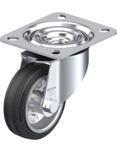 LE-VE 80R pasukamas ratukas su guma, 80 mm