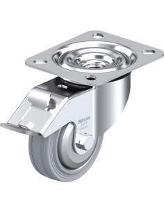 LE-VE 80R-FI-SG-FA pasukamas ratukas su stabdžiais, 80 mm