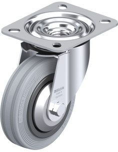 LE-VPP 100G-SG-FA pasukamas ratukas su guma, 100 mm