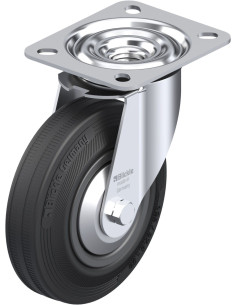 LE-VPP 125R-FA pasukamas ratukas su guma 125 mm