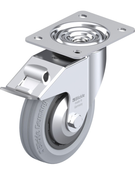 LE-VPP 150G-FI-SG-FA pasukamas ratukas su stabdžiais, 150 mm