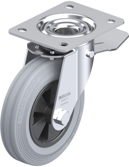 LE-VPP 160G-ST-SG pasukamas ratukas su stabdžiais