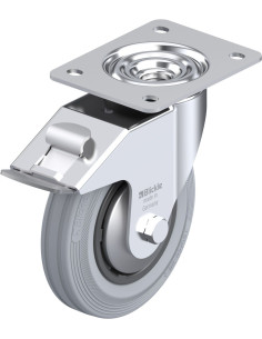 LE-VPP 160R-FI-SG-FA pasukamas ratukas su stabdžiais, 160 mm