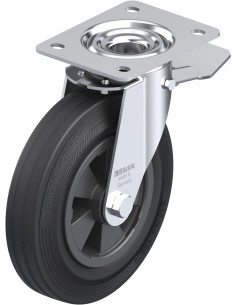 LE-VPP 200R-ST pasukamas ratukas su stabdžiais, 200 mm