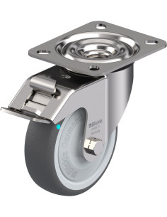 LEX-PATH 100KFD-FI poliuretano ratukas su stabdžiais