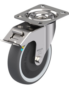 LEX-PATH 125KFD-FI-ELS antistatinis ratukas su stabdžiais