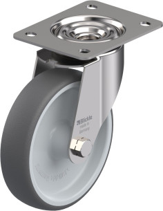 LEX-PATH 160G - Nerūdijantis plieno pasukamas ratukas