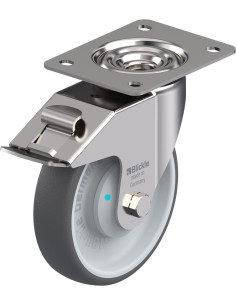 LEX-PATH 160KAD-FI poliuretano ratukas su stabdžiais