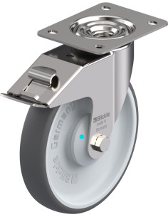 LEX-PATH 200KAD-FI poliuretano ratukas su stabdžiais