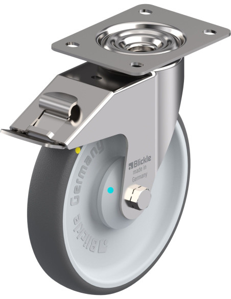 LEX-PATH 200KAD-FI-ELS antistatinis ratukas su stabdžiais