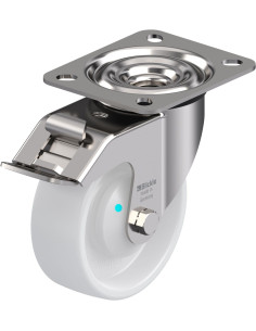 LEX-PO 100KAD-FI sintetinis pasukamas ratukas su stabdžiais