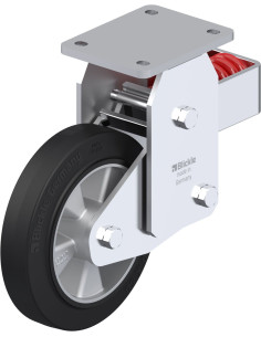 BHF-ALEV 200K spyruoklinis fiksuotas ratukas su guma