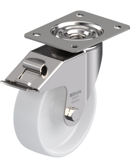 LEX-PO 150G-FI - pasukamas ratukas su stabdžiais, 150 mm