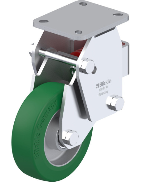 BHF-ALST 125K-1 - Spyruoklinis poliuretano ratukas 125 mm