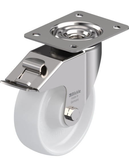 LEX-PO 150XR-FI - pasukamas ratukas su stabdžiais, 150 mm