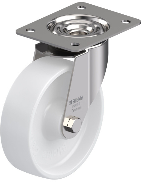 LEX-PO 160XR - Nerūdijantis plieno pasukamas ratukas