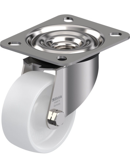 LEX-PO 75G - Nerūdijantis plieno pasukamas ratukas