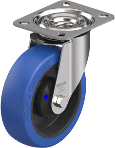 LEX-POBS 125XKA - 125 mm poliuretaninis pasukamas ratukas