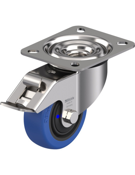 LEX-POBS 80XKF-FI pasukamas ratukas su stabdžiais, 80 mm