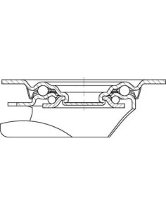 LEX-POEV 100XR-SG - 100 mm pasukamas ratukas iš 2
