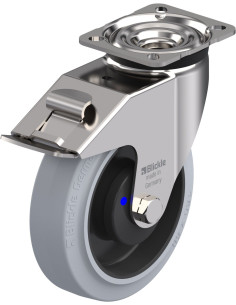 LEX-POEV 160XKA-1-FI-SG pasukamas ratukas su stabdžiais