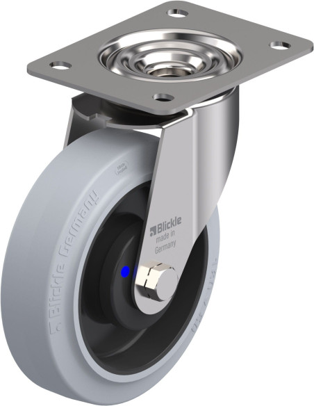 LEX-POEV 160XKA-SG - Nerūdijantis pasukamas ratukas