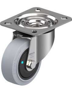 LEX-POEV 80KFD-SG pasukamas ratukas su guma, 80 mm