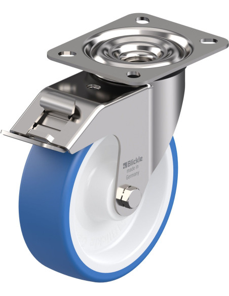 LEX-POTHS 125XR-FI - Nerūdijantis plieno pasukamas ratukas