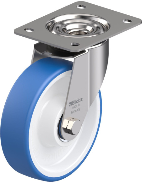 LEX-POTHS 160XK - 160 mm poliuretaninis pasukamas ratukas