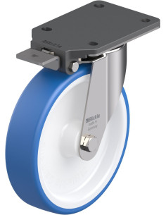 LEX-POTHS 200G-IS - pasukamas ratukas su stabdžiais, 200 mm