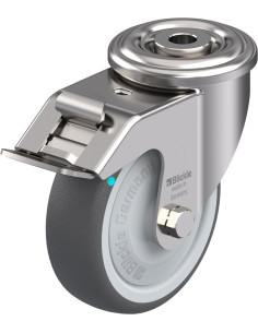 LEXR-PATH 100KFD-FI poliuretano ratukas su stabdžiais