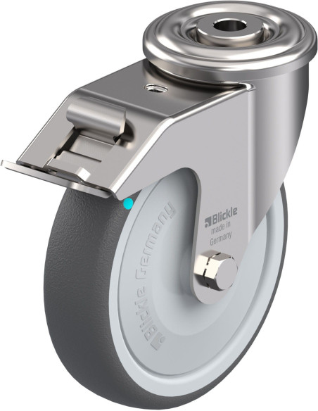 Poliuretano ratukas LEXR-PATH 125KFD-FI su stabdžiais