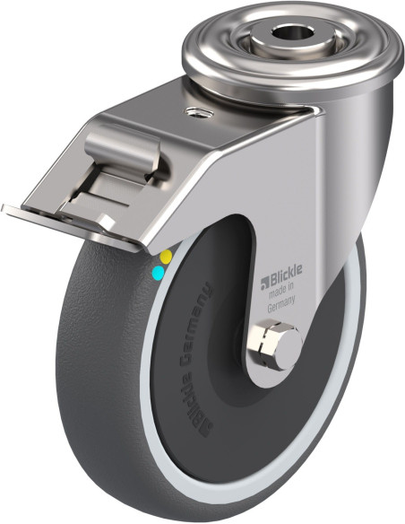 LEXR-PATH 125KFD-FI-ELS antistatinis ratukas su stabdžiais