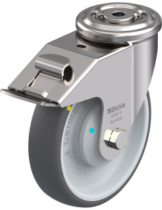 LEXR-PATH 160KAD-FI-ELS antistatinis ratukas su stabdžiais