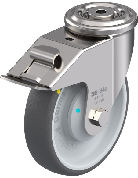 LEXR-PATH 160KAD-FI-ELS antistatinis ratukas su stabdžiais