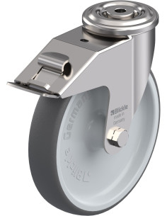 LEXR-PATH 200G-FI - 200 mm poliuretaninis pasukamas ratukas