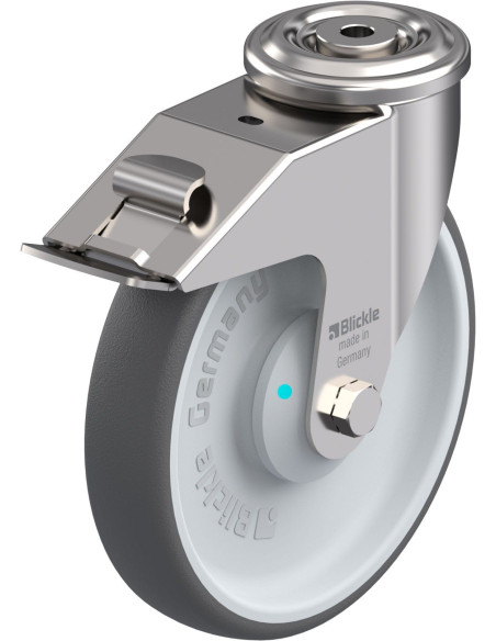 LEXR-PATH 200KAD-FI poliuretano ratukas su stabdžiais