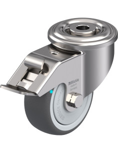 LEXR-PATH 80KFD-FI - Poliuretano ratukas su stabdžiais, 80