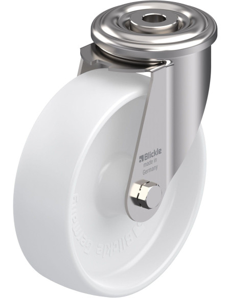 LEXR-PO 125G - Nerūdijantis plieno pasukamas ratukas