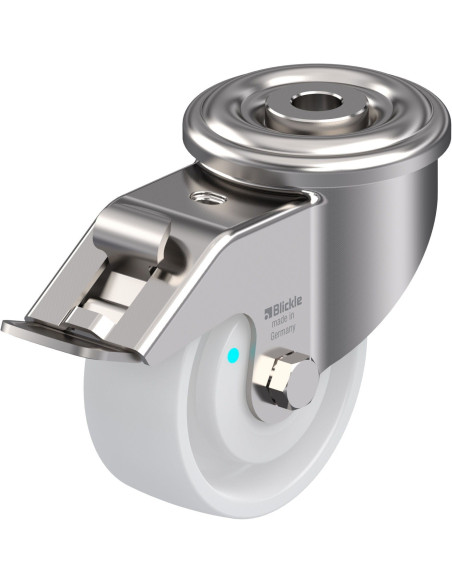 LEXR-PO 80KAD-FI Sintetinis pasukamas ratukas su stabdžiais