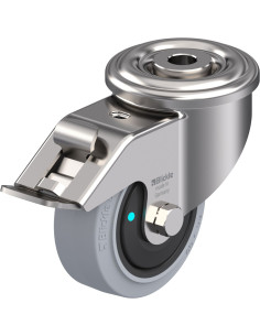 LEXR-POEV 80KFD-FI-SG pasukamas ratukas su stabdžiais, 80 mm