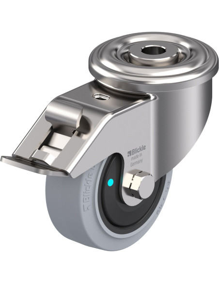 LEXR-POEV 80KFD-FI-SG pasukamas ratukas su stabdžiais, 80 mm