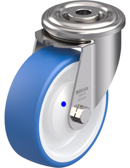 LEXR-POTHS 100XKA - 100 mm poliuretaninis pasukamas ratukas